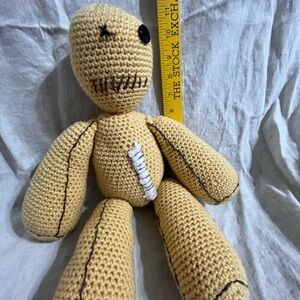 Handmade Yellow Crochet Doll